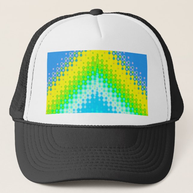 Boné Montanha Azul Pixelada (Frente)