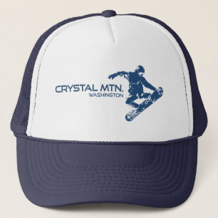 Boné Montanha de Cristal Snowboarder de Washington