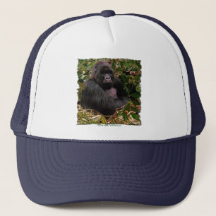 Boné Montanha Gorilla Wildlife Art Trucker Hat