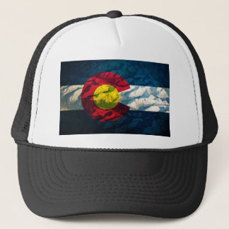 Boné Montanhas da rocha da bandeira de Colorado