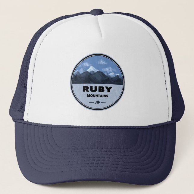 Boné Montanhas Ruby Nevada Acampamento (Frente)