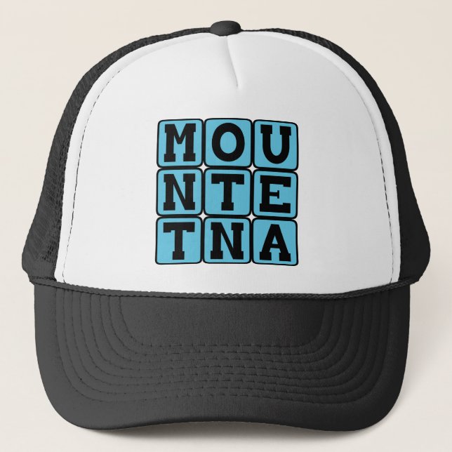 Boné Monte Etna, Montanha na Itália (Frente)