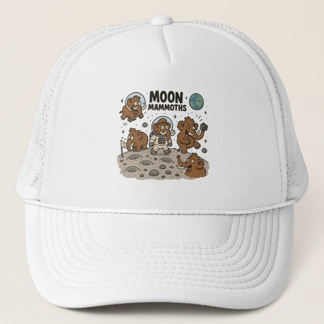 Boné MOON MAMMOTHS é engraçado (Frente)