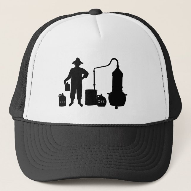 Boné Moonshine Silhouette Truckers Hat (Frente)