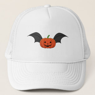 Boné Morcego de Abóbora de Halloween