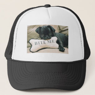 BONÉ MORDA-ME CHAPÉU DO PUG