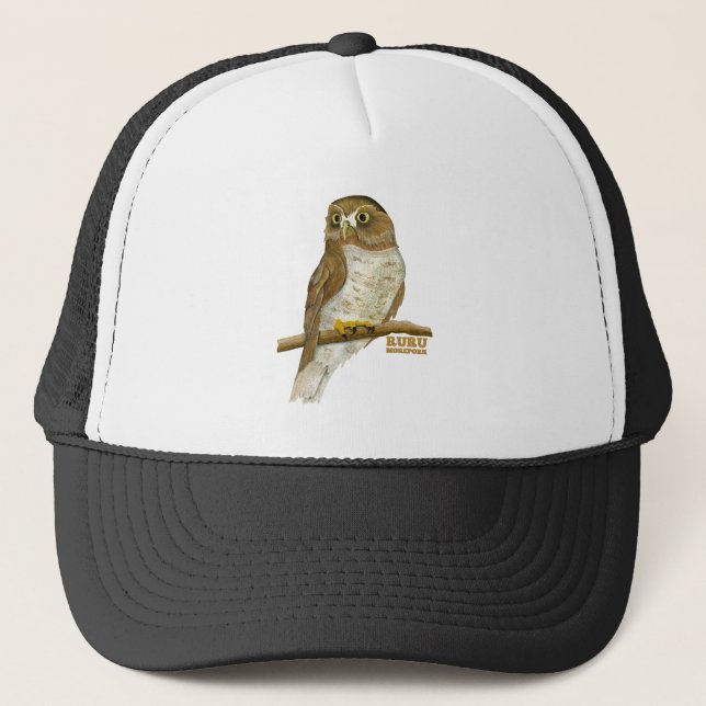 Boné Morepork Ruru New Zeland Bird (Frente)