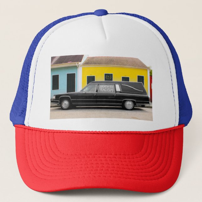 Boné "Morte ao Racismo" - Streetwear de declaração satí (Frente)