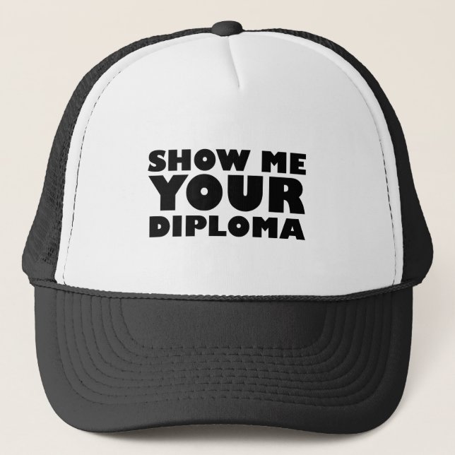BONÉ MOSTRE O SEU DIPLOMA (Frente)
