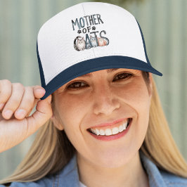 Boné Mother of Cats, Fun Gift for Cat Lovers