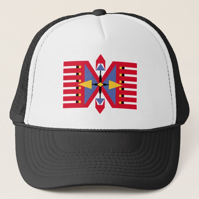 Boné motif têxtil tradicional indiana nativa (Frente)