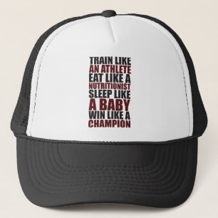 Boné Motivação do Workout - Ganhe Como Um Campeão