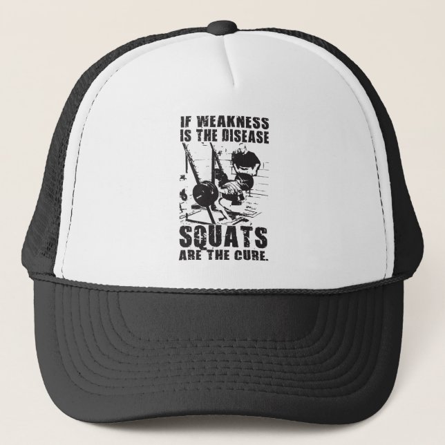 Boné Motivação do Workout - O Quadrado É A Precisão (Frente)
