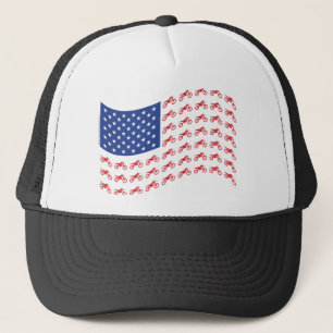 Boné mOTO-cROSS-fLAG-wAVE