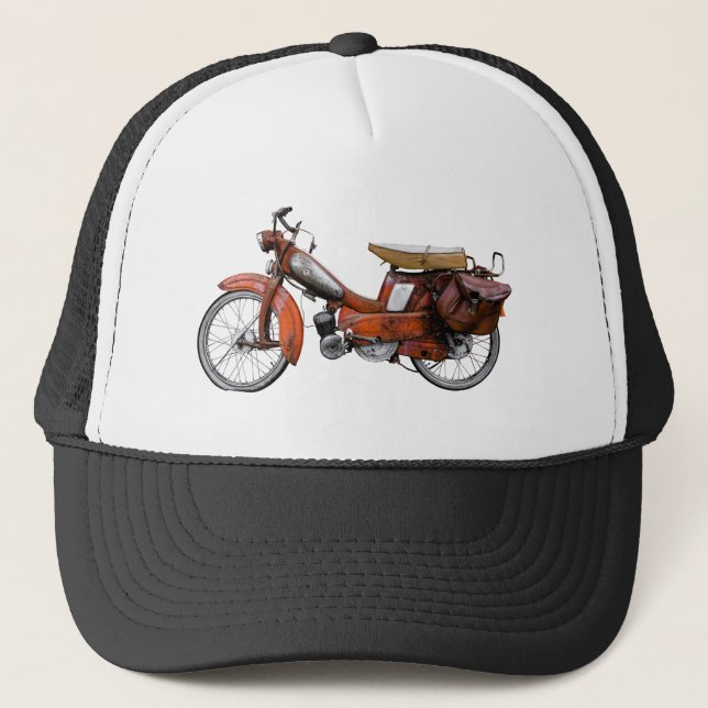 Boné Motobecane Francesa Vintage Moped (Frente)