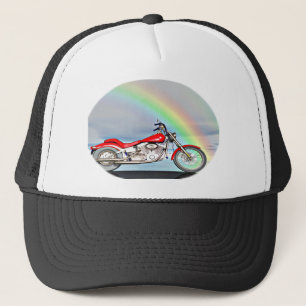 Boné Motociclo e arco-íris