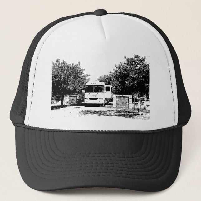 Boné Motorhome no parque do rv (Frente)