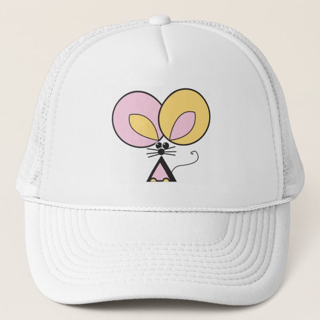 Boné Mouse rosa Pocket (Frente)