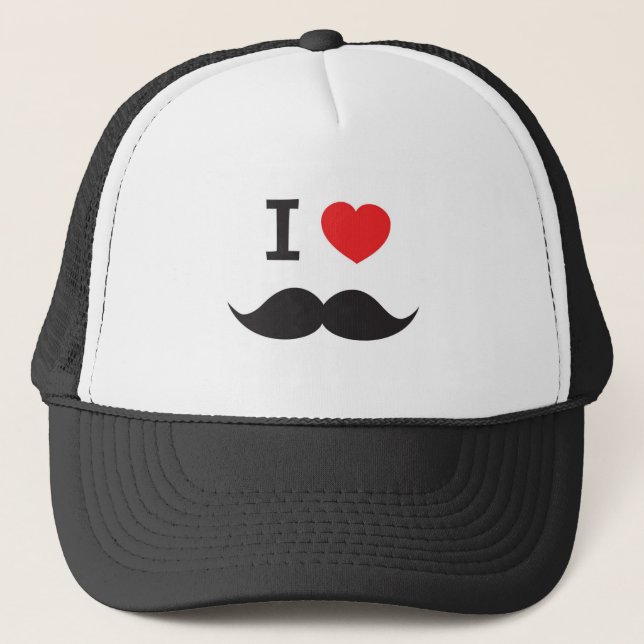 Boné Moustache do amor (Frente)