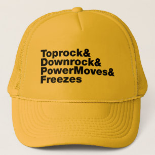 Boné Movimentações em Interrupção (Breakdancing)