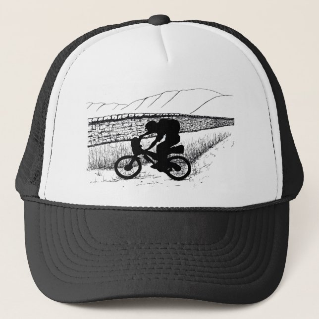 Boné MTB Bikepacking wilcamping bivendo Trucker Hat (Frente)
