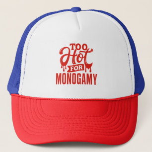 Boné Muito quente para camisa de monogamia, orgulho de 