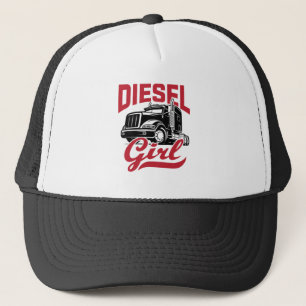 Boné Mulher: Motorista de caminhão Mulheres Diesel Gar