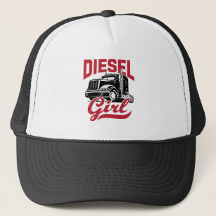 Boné Mulher: Motorista de caminhão Mulheres Diesel Garo