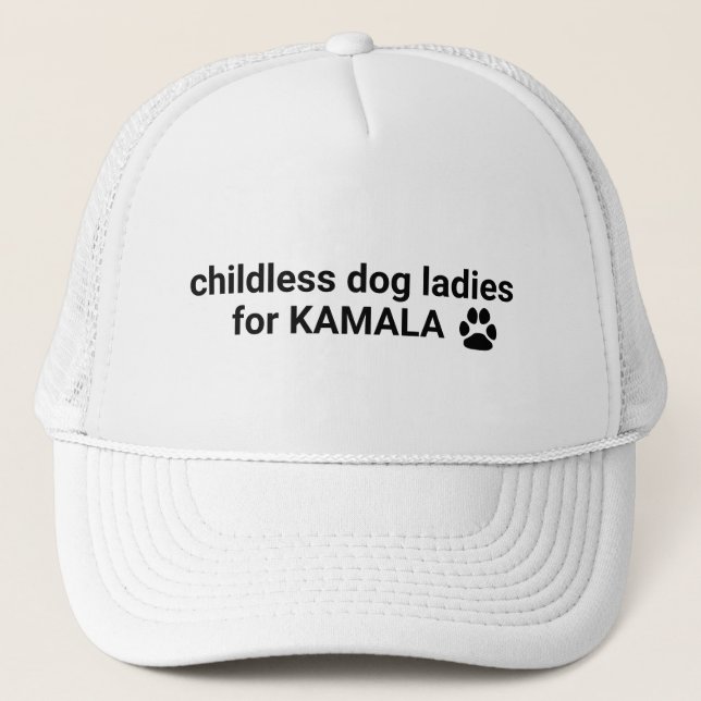 Boné Mulheres de cão infantis para a divertida pata de  (Frente)