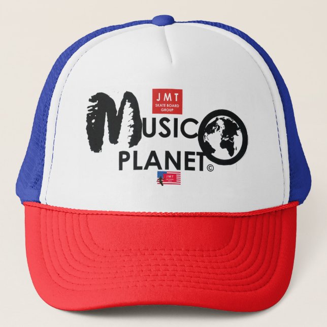 Boné MUSIC PLANET USA. Trucker Hat (Frente)