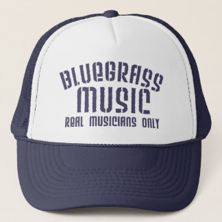Boné Música Bluegrass Música Real Somente Texto Antigo