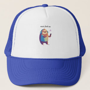 Boné Música "Music Finch Me" vivia o design Trucker Hat