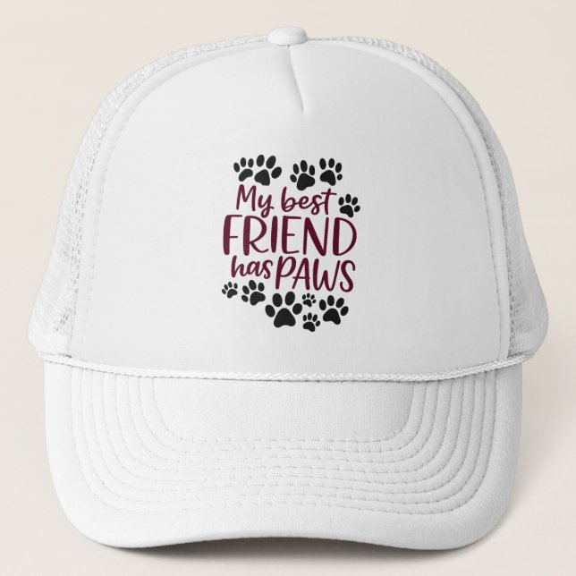 Boné My Best Friend Has Paws Hat (Frente)