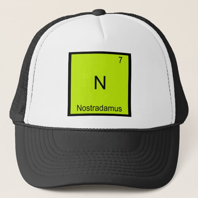 Boné N - Nostradamus Camiseta de Símbolo de Elemento de (Frente)