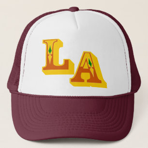 Boné ・° ☐ Na moda do logotipo Legal LA Caminhoneiro Hat