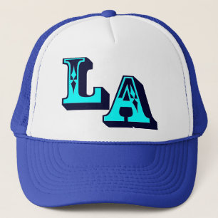 Boné ・° ☐ Na moda do logotipo Legal LA Caminhoneiro Hat