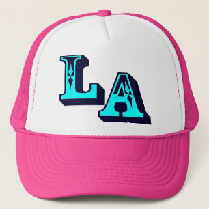 Boné ・° ☐ Na moda do logotipo Legal LA Caminhoneiro Hat