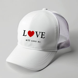 Boné Na moda Love nos salvará