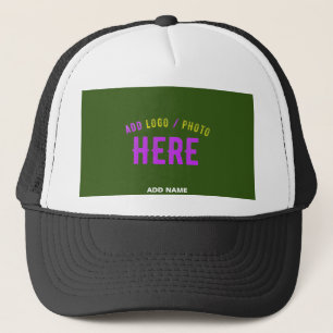 BONÉ NA MODA PERSONALIZADO BRANCO DE FLORESTA PRETA VER