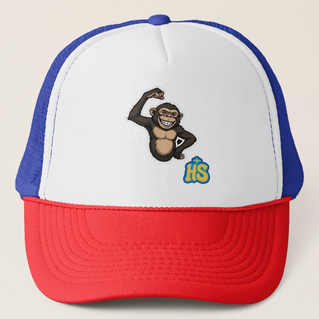 Boné Naija Hustle Monkey Hat | Honest Sinner Motivation (Frente)