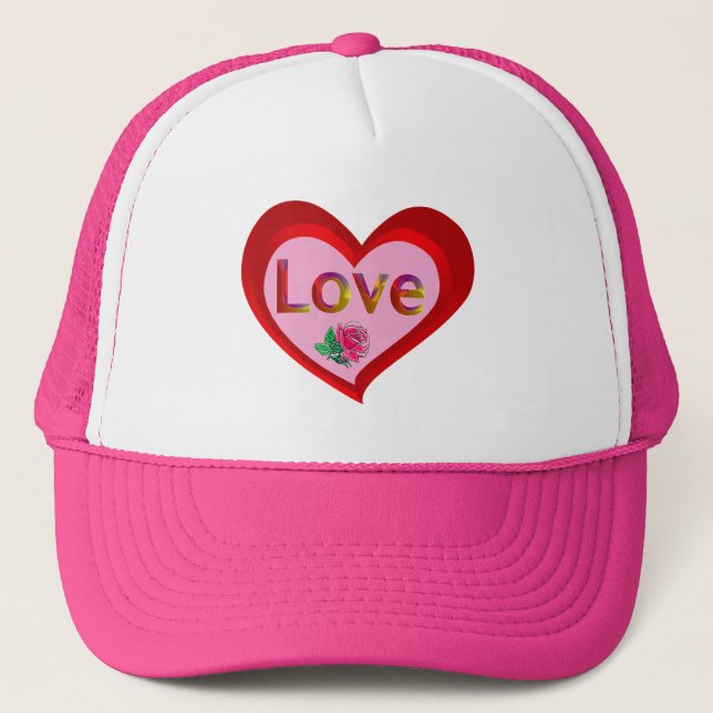 Boné Namorados Love Heart Hat (Frente)