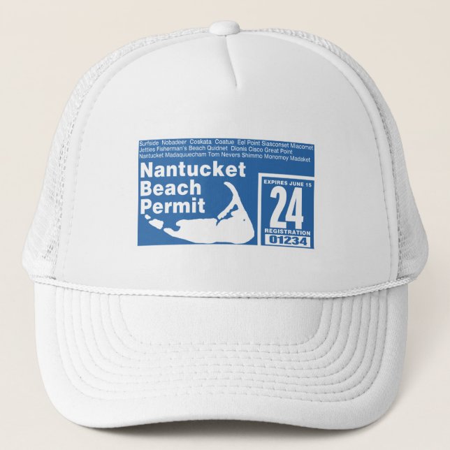 Boné Nantucket Beach Permit 2024 blue (Frente)