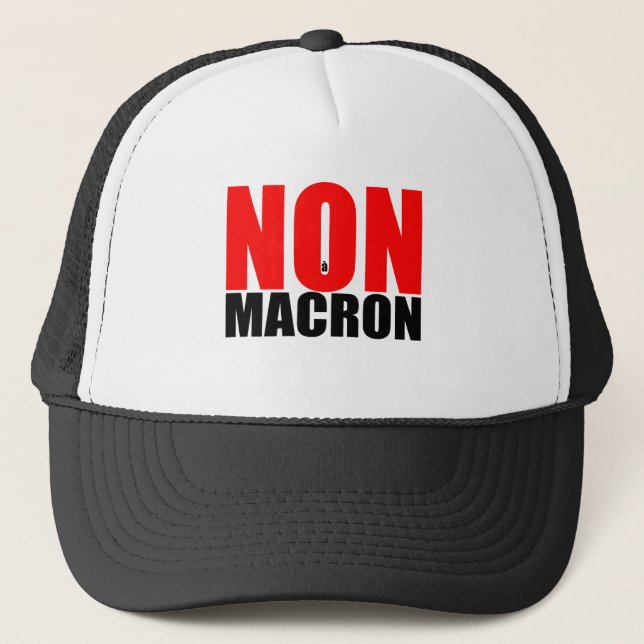 BONÉ NÃO À MACRON (Frente)