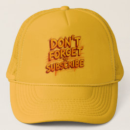 Boné Não Esqueça De Se Inscrever