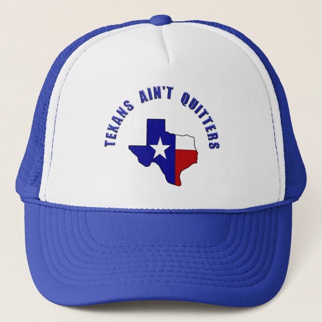 Boné Não nos vexem Texas - Texanos não desistem (Frente)