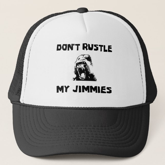 Boné Não rustle meus jimmies (Frente)