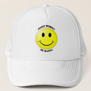 Boné Não se preocupe esteja feliz
