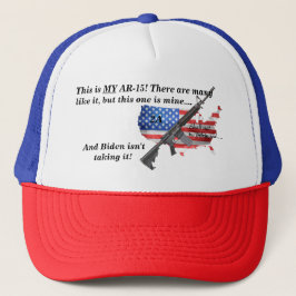 Boné Não será violado o American Flag My AR15