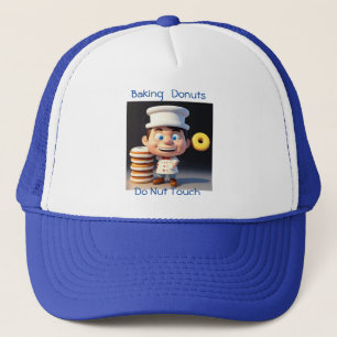 Boné Não Toque Em Minhas Rosquinhas, Truckers Hat