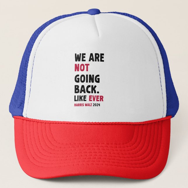 Boné Não Voltaremos Como Sempre. (Frente)